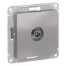 Розетка TV Schneider Electric Atlas Design алюминий