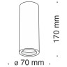 Потолочный светильник Maytoni Technical C004CW-01W
