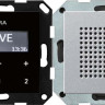 Радиоприемник RDS Gira System 55 с громкоговорителем алюминий 228026