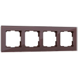 Рамка на 4 поста Werkel Favorit мокко W0041118 4690389160059