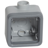 Коробка для накладного монтажа Legrand Plexo IP55 на 1 пост, PG, серая 069652