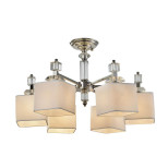 Потолочная люстра Lumien Hall Vivien LH1038/6C-NK-WT Потолочная люстра Lumien Hall Vivien LH1038/6C-NK-WT