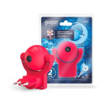 DIY0032 Gauss Светильник розеточный с фиксированной проекцией и датчиком освещённости, 0,5W, розовый 1/100