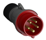 Вилка кабельная ABB 32А 3P+N+E IP44 переносная 415В CEWE 