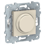 Светорегулятор поворотный Schneider Electric Unica New 7-200 Вт, бежевый