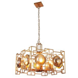 Подвесная люстра Crystal Lux Cuento SP8 Gold