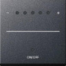 Лицевая панель Gira System 55 диммера сенсорного с индикацией антрацит 226028