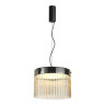 5047/24L L-VISION ODL24 439 черный/светл.янтарный/металл/стекло Подвес LED 24W 4000К 2715Лм PILLARI