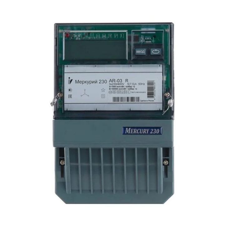 Счетчик Инкотекс Меркурий 230 AR-03 R 5-7.5А/400В