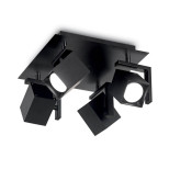 Спот Ideal Lux Mouse PL4 Nero 156712 Спот Ideal Lux Mouse PL4 Nero 156712