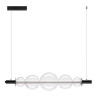 5671/10L LEDIO LN23 000 чёрный Светильник подвесной LED 10W жел, синий, фиол свет 650Лм 220V MIAMI