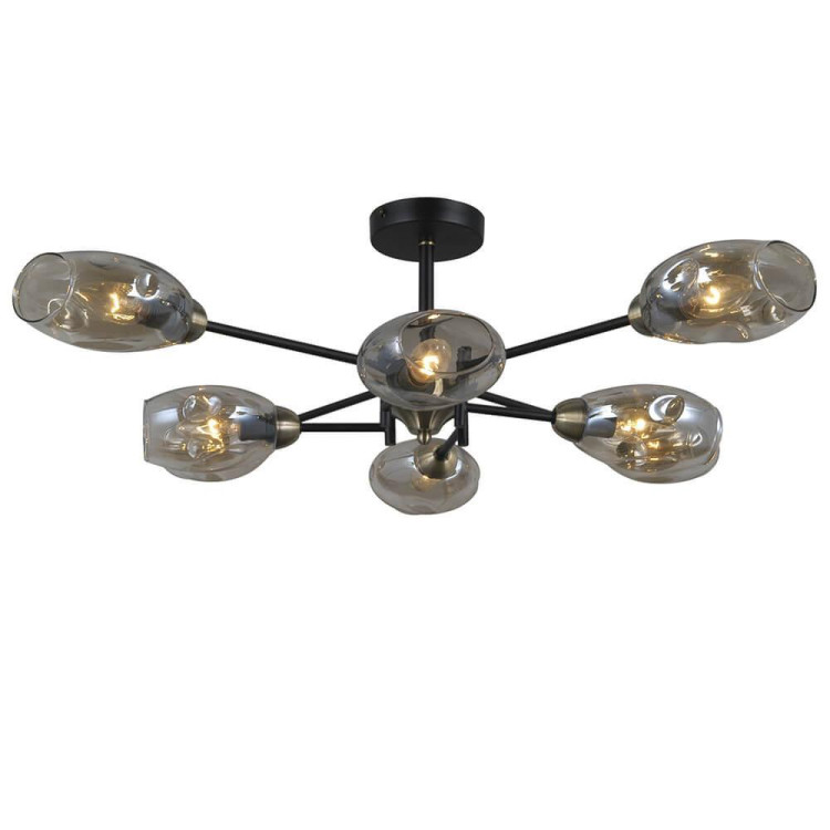 Потолочная люстра Seven Fires Tiene SF4023/8C-BK-AB Потолочная люстра Seven Fires Tiene SF4023/8C-BK-AB