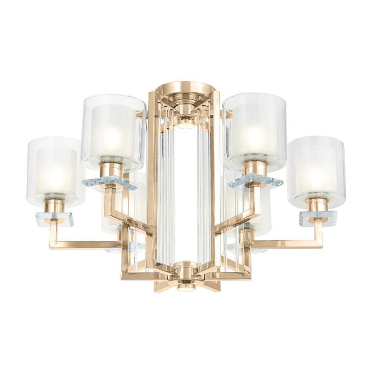 Потолочная люстра Lumina Deco Manhattan LDC 8012-6 F.GD Потолочная люстра Lumina Deco Manhattan LDC 8012-6 F.GD