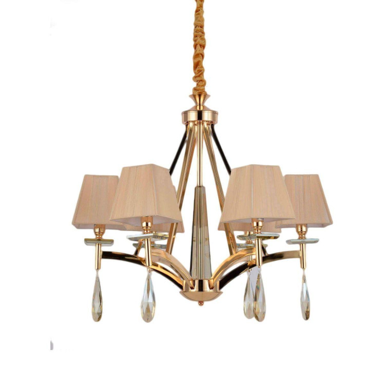 Подвесная люстра Lumina Deco Valentina LDP 1240-6 GD Подвесная люстра Lumina Deco Valentina LDP 1240-6 GD