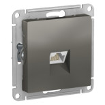Розетка Schneider Electric Atlas Design RJ-45 кат. 6a, сталь