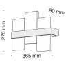 Бра Maytoni Technical C817WL-L12W