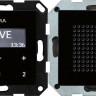 Радиоприемник RDS Gira System 55 с громкоговорителем черное стекло 228005