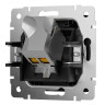 Розетка Ethernet RJ-45 cat. 6A экранированная (черный матовый) W5120108