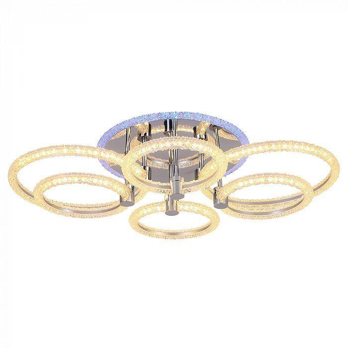 Потолочная светодиодная люстра Profit Light 8024/4+2 CHR