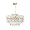 5076/11 HALL (В 2-Х КОРОБКАХ) ODL24 617 золото/прозрачный/белый/металл/хрусталь/алебастр Люстра E14 11*40W CHESSI