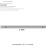 Шинопровод однофазный с питанием и заглушкой Crystal Lux CLT 0.11 01 L3000 BL
