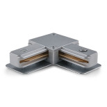 Basic System Коннектор угловой для шинопровода (серебристый) TRC-1-1-L-CH