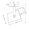 Настенный светильник (бра) Freya FR4004WL-01WB