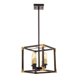 Подвесная люстра Lumina Deco Waldorf LDP 1140-4 BK+MD Подвесная люстра Lumina Deco Waldorf LDP 1140-4 BK+MD