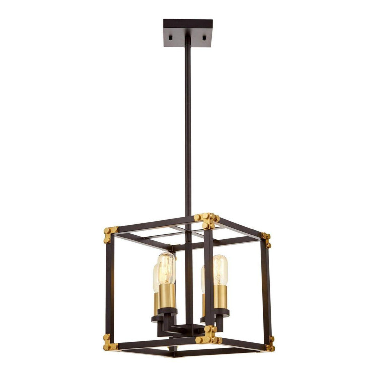 Подвесная люстра Lumina Deco Waldorf LDP 1140-4 BK+MD Подвесная люстра Lumina Deco Waldorf LDP 1140-4 BK+MD