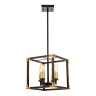 Подвесная люстра Lumina Deco Waldorf LDP 1140-4 BK+MD Подвесная люстра Lumina Deco Waldorf LDP 1140-4 BK+MD