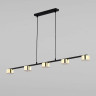Подвесная люстра TK Lighting 6092 Dallas Gold Black