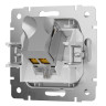 Розетка Ethernet RJ-45 cat. 6A экранированная (белый матовый) W5120001