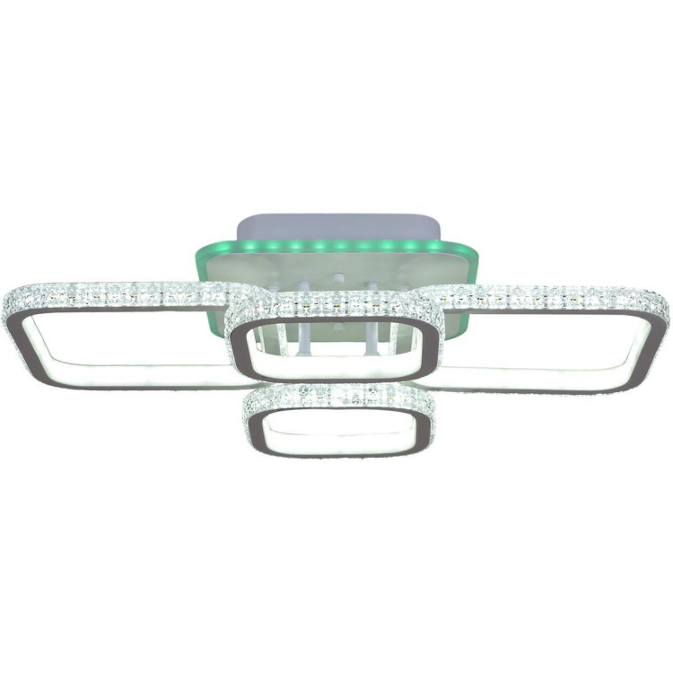 Потолочная светодиодная люстра Reluce 05869-0.3-04 WH (RGB) Потолочная светодиодная люстра Reluce 05869-0.3-04 WH (RGB)