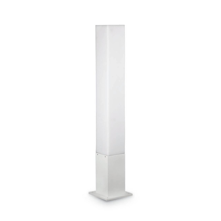 Уличный светильник Ideal Lux Edo Outdoor PT1 Square Bianco 142999 Уличный светильник Ideal Lux Edo Outdoor PT1 Square Bianco 142999