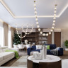 5008/48L L-VISION ODL23 591 золотой/прозрачный/металл/акрил Подвес LED 48W 4000K 2640лм CRYSTAL