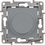 Светорегулятор Legrand Etika поворотный 300 Вт, алюминий 672419