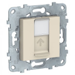 Розетка Schneider Electric Unica New RJ-45 кат. 6, бежевая
