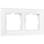 Рамка Werkel Favorit на 2 поста белая WL01-Frame-02 4690389061219