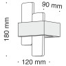 Бра Maytoni Technical C817WL-L6W