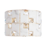 5076/2W HALL ODL24 617 золото/прозрачный/белый/металл/хрусталь/алебастр Бра E14 2*40W CHESSI