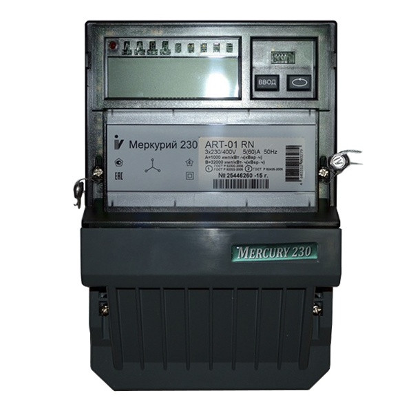 Счетчик Инкотекс Меркурий 230 ART-01 RN 5-60А/400В