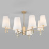 Потолочная люстра с абажурами 60137/8 золото