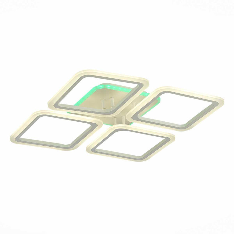 Потолочная светодиодная люстра Evoluce Qutro SLE200452-04RGB Потолочная светодиодная люстра Evoluce Qutro SLE200452-04RGB