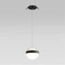 5075/12L L-VISION ODL24 511 черный/прозрачн./молочный/металл/акрил Подвес LED 12W 4000K 600лм RONI