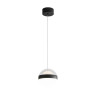 5075/12L L-VISION ODL24 511 черный/прозрачн./молочный/металл/акрил Подвес LED 12W 4000K 600лм RONI