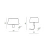 Абажур Azzardo Amadeo shade oval AZ2421