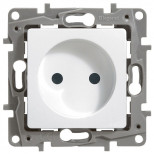 Розетка силовая Legrand Etika 2K белая 672220