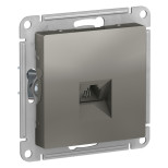 Розетка RJ-11 Schneider Electric Atlas Design сталь