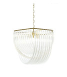 Подвесная люстра Lumina Deco Weddini LDP 6001-600 GD+CL Подвесная люстра Lumina Deco Weddini LDP 6001-600 GD+CL