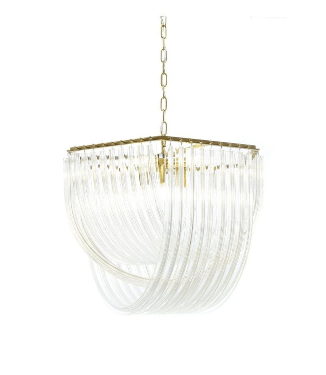 Подвесная люстра Lumina Deco Weddini LDP 6001-600 GD+CL Подвесная люстра Lumina Deco Weddini LDP 6001-600 GD+CL